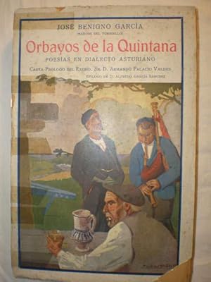 Seller image for Orbayos de la Quintana. Poesas en dialecto asturiano for sale by Librera Antonio Azorn