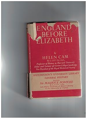 England Before Elizabeth ( Hutchinson's University Library )