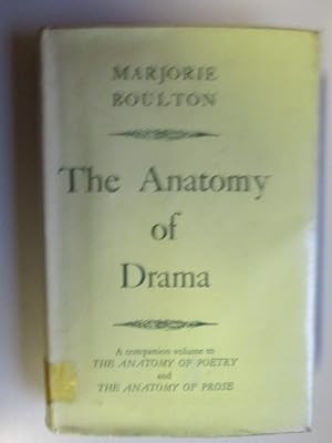 Bild des Verkufers fr The anatomy of drama zum Verkauf von Goldstone Rare Books