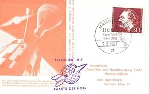 Versuchsreihe TRII/67 der Hermann-Oberth-Gesellschaft anläßlich der Ausstellung Raumfahrt und Ra...