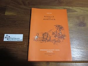 Bild des Verkufers fr Novelle / Das Mrchen zum Verkauf von Antiquariat im Kaiserviertel | Wimbauer Buchversand