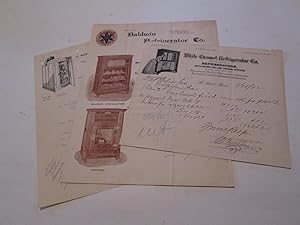 REFRIGERATOR COMPANY LETTERHEADS (1890's)