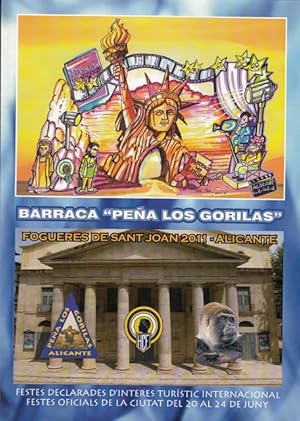 Imagen del vendedor de LLIBRET BARRACA PEA LOS GORILAS 2011 a la venta por Librera Vobiscum