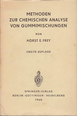 Seller image for METHODEN ZUR CHEMISCHEN ANALYSE VON GUMMIMISCHUNGEN for sale by Librera Vobiscum