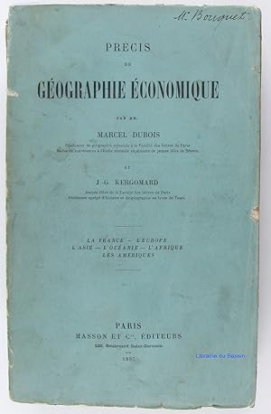 Seller image for Prcis de gographie conomique for sale by Librairie du Bassin