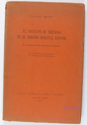 El contrato de servicios en el derecho medieval espanol