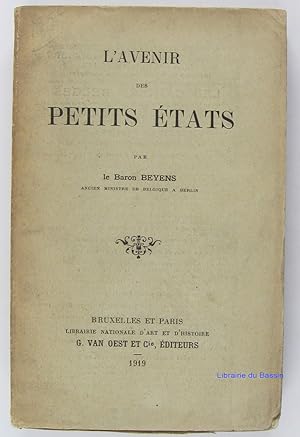 Imagen del vendedor de L'avenir des petits tats a la venta por Librairie du Bassin