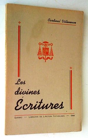 Seller image for Les Divines critures. Instructions d'Avent 1938  la Basilique de Qubec, 3e dition for sale by Claudine Bouvier