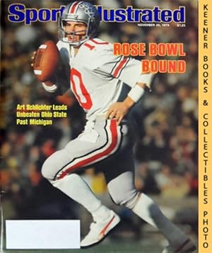 Seller image for Sports Illustrated Magazine, November 26, 1979: Vol 51, No. 22 : Rose Bowl Bound, Art Schlichter Leads Unbeaten Ohio State Past Michigan for sale by Keener Books (Member IOBA)