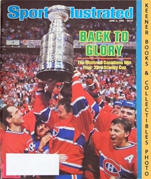 Sports Illustrated Magazine, June 2, 1986: Vol 64, No. 22 : Back To Glory - The Montreal Canadien...