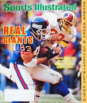 Sports Illustrated Magazine, December 15, 1986: Vol 65, No. 26 : Real Giants - Mark Bavaro Scores...