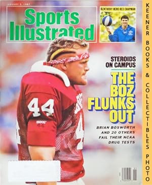 Sports Illustrated Magazine, January 5, 1987: Vol 66, No. 1 : The Boz Flunks Out - Brian Bosworth...