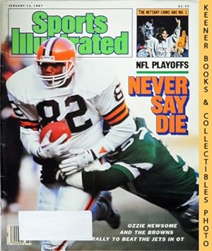 Sports Illustrated Magazine, January 12, 1987: Vol 66, No. 2 : Never Say Die - Ozzie Newsome
