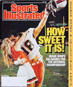 Sports Illustrated Magazine, January 11, 1988: Vol 68, No. 1 : How Sweet It Is! Miami Whips Oklah...