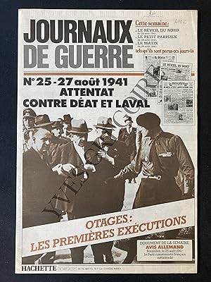 JOURNAUX DE GUERRE-N°25-27 AOUT 1941-WEYGAND LIMOGE