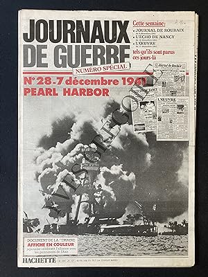 JOURNAUX DE GUERRE-N°28-7 DECEMBRE 1941-PEARL HARBOR