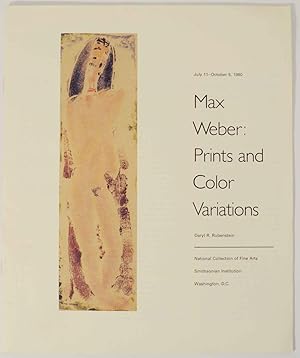 Seller image for Max Weber: Prints and Color Variations for sale by Jeff Hirsch Books, ABAA