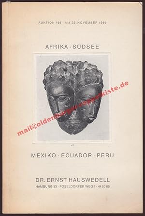Antiquariatskatalog Auktion 169 : Afrika - Südsee - Mexico- Ecuador - Peru