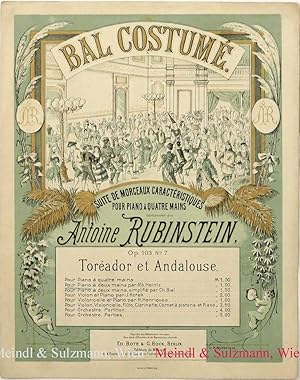 Immagine del venditore per Torador et Andalouse. Op. 103, No. 7. Pour Piano  deux mains par Alb. Heintz. venduto da Antiquariat MEINDL & SULZMANN OG