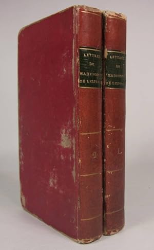 Lettres de mademoiselle de Lespinasse, écrites depuis l'année 1773, jusqu'à l'année 1776; suivies...