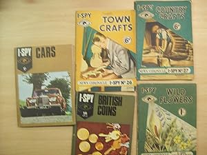 I-Spy News Chronicle 5 Different Booklets [Wild Flowers,Country Crafts,Cars,Town Crafts,British C...