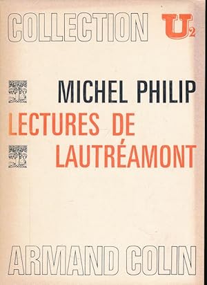 Image du vendeur pour Lectures de Lautramont mis en vente par LIBRAIRIE GIL-ARTGIL SARL