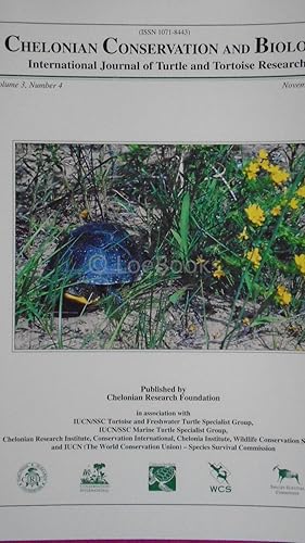 Chelonian Conservation and Biology. International Journal of Turtle and Tortoise Research. Volume...