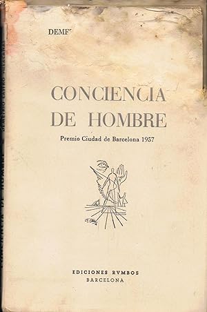 Seller image for CONCIENCIA DE HOMBRE. Poemas for sale by Librera Torren de Rueda