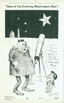 Seller image for Star Of The Evening, Washington Star. Reproduced from the San Francisco Examiner, Friday Morning, February 21st, 1896. for sale by Wittenborn Art Books