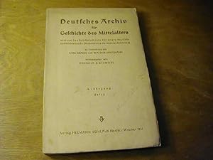 Seller image for Deutsches Archiv fr Geschichte des Mittelalters - 4. Jahrgang 1941 / Heft 2 for sale by Antiquariat Fuchseck