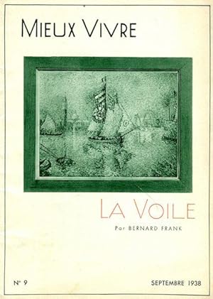 Mieux Vivre; No 9; Septembre 1938; La Voile