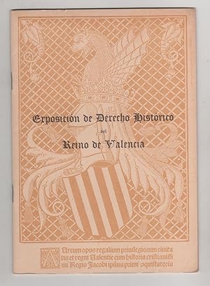 Seller image for Exposicin de derecho histrico del Reino de Valencia. for sale by Librera El Crabo