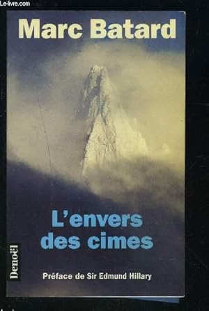 Image du vendeur pour L ENVERS DES CIMES mis en vente par Le-Livre