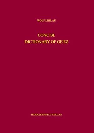 Seller image for Concise Dictionary of Gecez -Language: Geez for sale by GreatBookPrices
