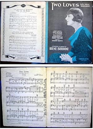 Seller image for Two Loves "J'ai Deux Amours" (sheet music) for sale by DR Fine Arts