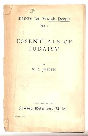 Essentials of Judaism