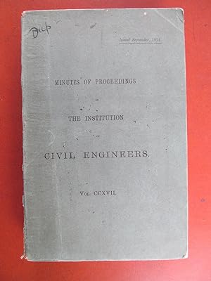 Minutes of proceedings of the institution of civil Engineers