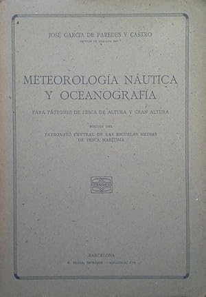 METEOROLOGÍA NÁUTICA Y OCEANOGRAFÍA