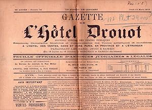 GAZETTE DE L'HOTE DROUT - No. 23 - 28 année, jeudi 13 Mars 1919