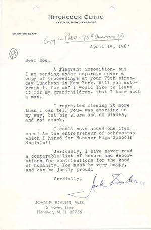 Typed Letter Signed