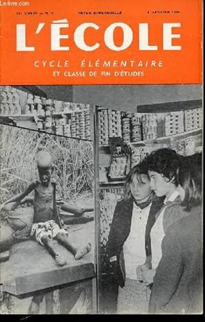 Seller image for N 8 - L'ECOLE : CYCLE ELEMENTAIRE ET CLASSE DE FIN D'ETUDES - REVUE BIMENSUELLE. for sale by Le-Livre