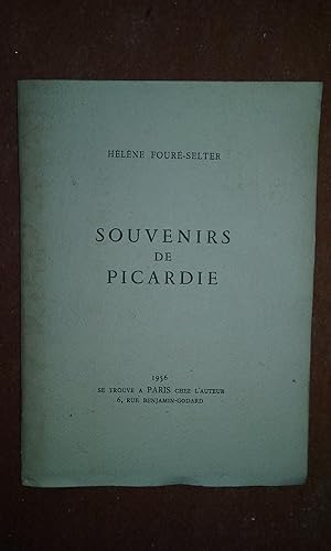 Seller image for Souvenirs de Picardie for sale by Librairie de la Garenne