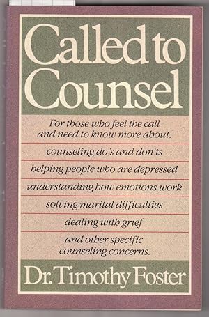 Called to Counsel