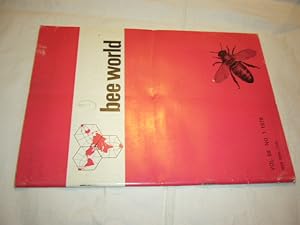 The Bee World. Official Organ of the International Bee Research Association. Volume 59, 1978, No 1