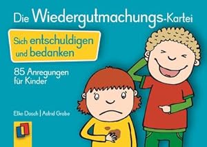 Bild des Verkufers fr Die Wiedergutmachungs-Kartei : Sich entschuldigen und bedanken - 85 Anregungen fr Kinder zum Verkauf von AHA-BUCH GmbH