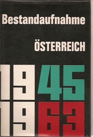 Imagen del vendedor de Bestandaufnahme sterreich 1945 1963 a la venta por Blattner