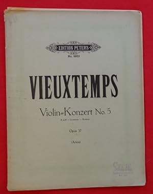 Bild des Verkufers fr Violin-Konzert No. 5, Opus 37 (A-moll - la mineur - A minor) zum Verkauf von ANTIQUARIAT H. EPPLER