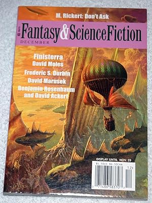 Bild des Verkufers fr THE MAGAZINE OF FANTASY AND SCIENCE FICTION DECEMBER 2007 zum Verkauf von Preferred Books