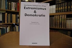 Bild des Verkufers fr Sonderdruck des Aufsatzes: "Rckblick auf das tragische Jahrhundert. Furet, Nolte und die Deutung des totalitren Zeitalters." in Jahrbuch Extremismus & Demokratie, 10. Jahrgang. zum Verkauf von Gppinger Antiquariat