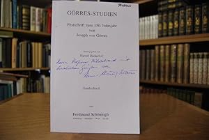 Immagine del venditore per Sonderdruck des Aufsatzes: "Grres und Preuen. Zur Geschichte eines spannungsreichen Verhltnisses." Aus: Grres-Studien. Festschrift zum 150. Todesjahr von Joseph Grres. Herausgegeben von Harald Dickerhof. venduto da Gppinger Antiquariat